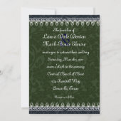 Faire-part de mariage Brocade Tri-Color (Dos)