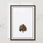 Faire-part de mariage Brown en chêne (Devant)