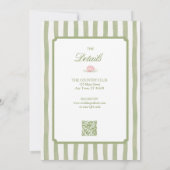 Faire-part de Mariage Brunch & Bubbly (Dos)