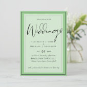 Faire-part de mariage budget 5x7 Modern Script Ove (Debout devant)