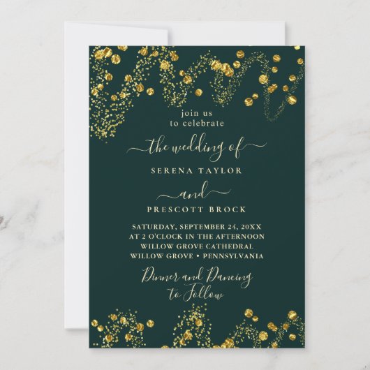 Faire-part de mariage budgétaire simple et simple (Devant)