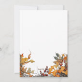Faire-part de mariage Cadre d'Automne (Dos)