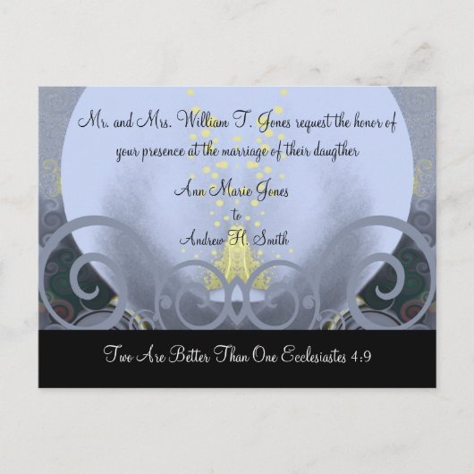 Faire-part de mariage Cala Lily (Devant)