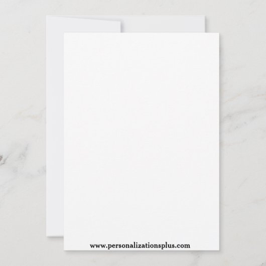 Faire-part de mariage Camouflage (Dos)