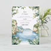 Faire-part de mariage Capri Italie (Debout devant)