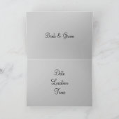 Faire-part de mariage Card_variation de Fuschia (Intérieur)