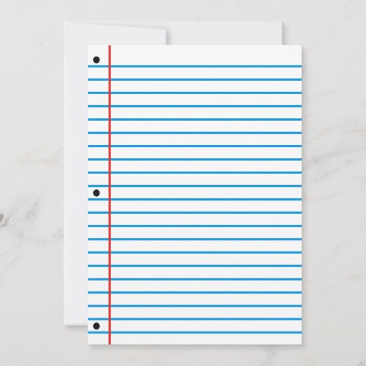 FAIRE-PART DE MARIAGE CARNET - INVITATION (Dos)