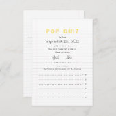 Faire-part de mariage carnet RSVP (Devant / Derrière)