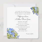 Faire-part de mariage Carré bleu clair (Devant)