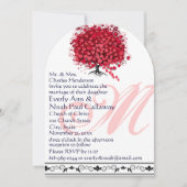 Faire-part de mariage Carré de l'arbre d'amour Mon (Devant)