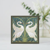 Faire-part de mariage Carré des cygnes Vintages (Debout devant)