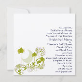 Faire-part de mariage Carré Festive Swirl Moon Tre (Devant)