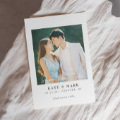 Faire-part de mariage carte à conserver I Élégant 