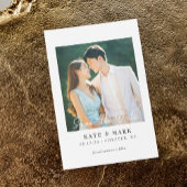 Faire-part de mariage carte à conserver I Élégant 