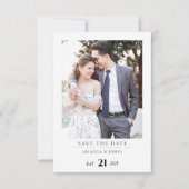 Faire-part de mariage carte à conserver I Élégant  (Devant)