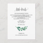 Faire-part de mariage - carte de détails jointe (Devant)