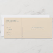 Faire-part de mariage Carte d'embarquement par avi (Dos)