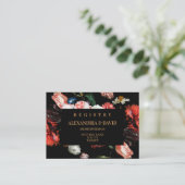 Faire-part de mariage Carte d'enregistrement Fleur (Debout devant)