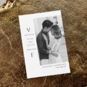 Faire-part de mariage carte "save the date" I Mari