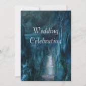 Faire-part de mariage| Cascade de montagne (Devant)