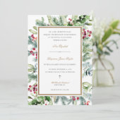 Faire-part de mariage catholique d'Ava Christmas G (Debout devant)