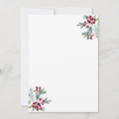 Faire-part de mariage catholique d'Ava Christmas G (Dos)