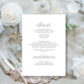 Faire-part de mariage catholique Jane avec RSVP