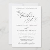 Faire-part de mariage catholique Jane avec RSVP (Devant)