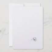 Faire-part de mariage catholique monogramme (Dos)