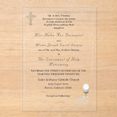 Faire-part de mariage catholique Nuptial Grace (Recto)