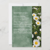 Faire-part de mariage catholique verte moderne (Dos)