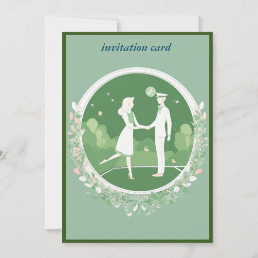faire-part de mariage "Célébration de l'Amour" (Devant)