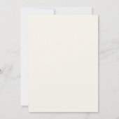 Faire-part de mariage céleste Art Déco (Dos)