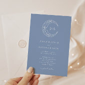 Faire-part de mariage céleste de Boho