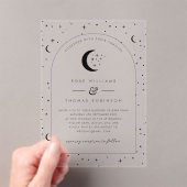 Faire-part de mariage céleste en arc (In situ (ordinateur de poche))