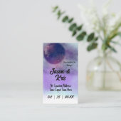 Faire-part de mariage céleste : invitation (Debout devant)