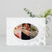 Faire-part de mariage Celestial Star Enregistrer l (Debout devant)