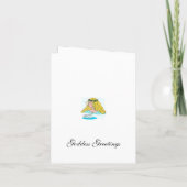 Faire-part de mariage celtique (Dos)