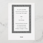Faire-part de mariage celtique avec Claddagh (Verso)