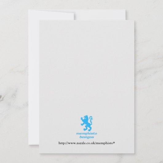 Faire-part de mariage celtique traditionnelle (Dos)