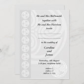 Faire-part de mariage celtique traditionnelle (Devant / Derrière)