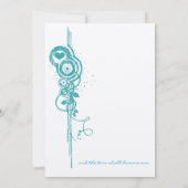 Faire-part de mariage Cercles et Spirales Cœur Men (Dos)