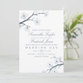 Faire-part de mariage Cerisier en Fleurs (Debout devant)