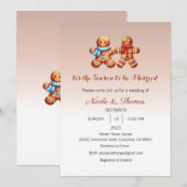 Faire-part de mariage, 'C'est la saison de se mari (Devant / Derrière)
