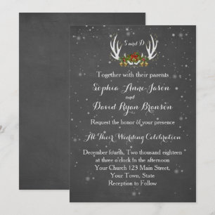 Faire-part de mariage Chalkboard