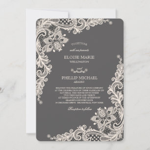 Faire-part de mariage Chalkboard Romance