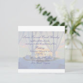 faire-part de mariage champagne de plage (Debout devant)