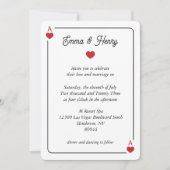 Faire-Part de Mariage Chanceux en Amour (Devant)