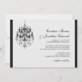 Faire-part de mariage| Chandelier|lgr (Devant)