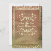 Faire-part de mariage chaud de mélomanes de (Dos)